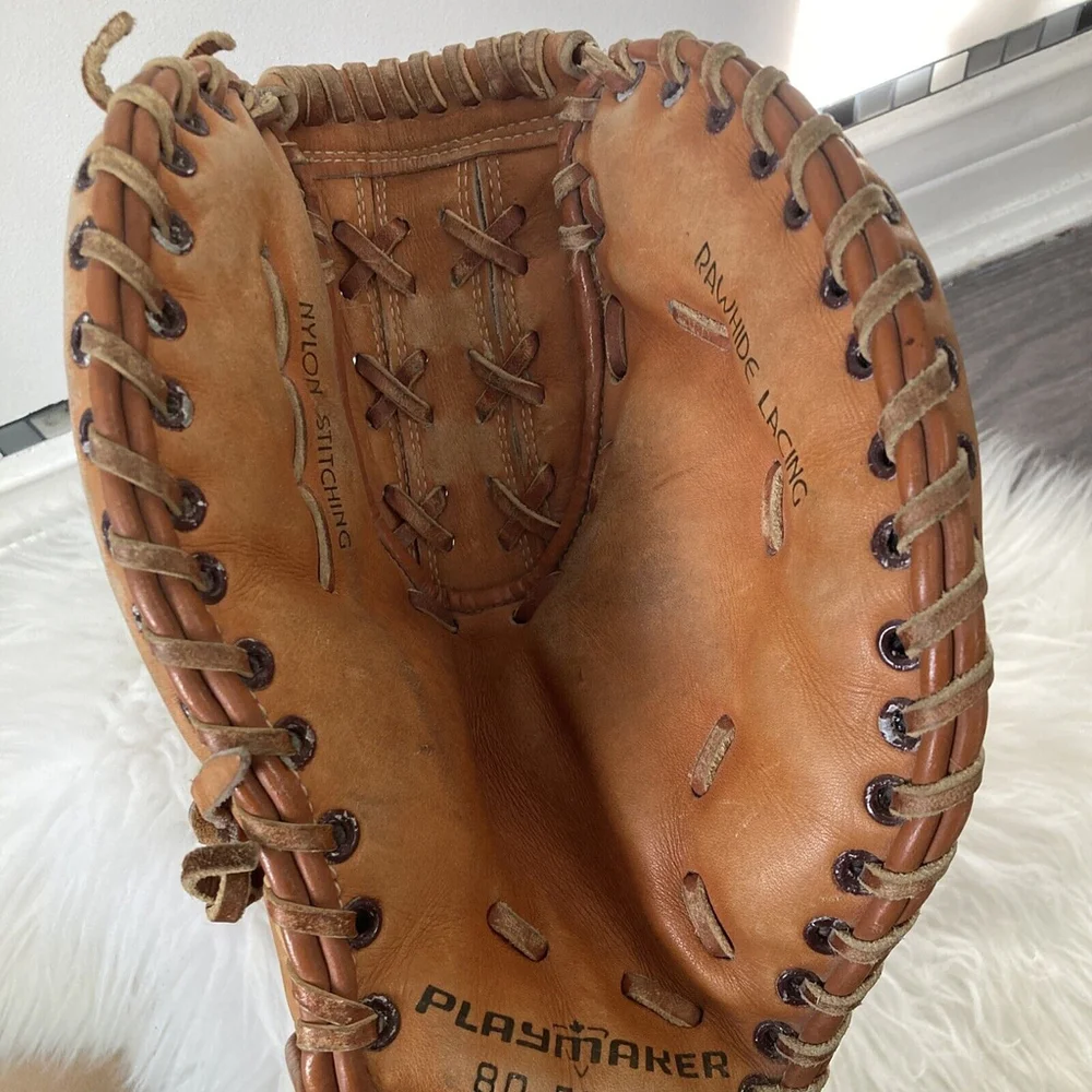 Raw Hide Lacing Playmaker baseball/softball RHT basket web glove 80-5014-6 - Picture 1 of 6